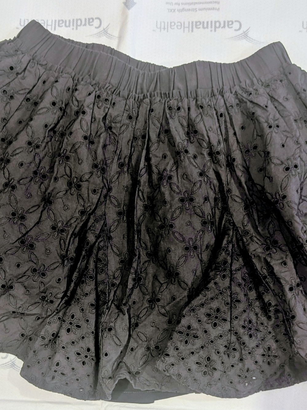 American Eagle Outfitters Gray Eyelet Pull-On Skort NWT - Picture 2 of 4
